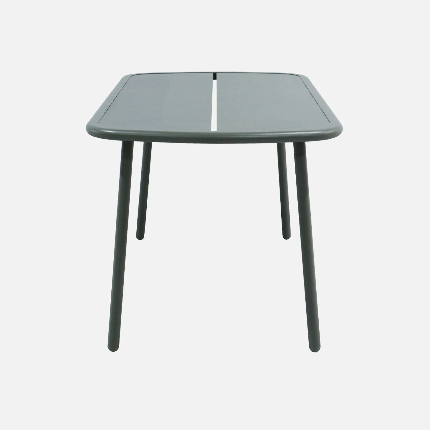 Mesa de jardín de aluminio, 4-6 plazas