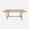 Mesa de jardín de madera de acacia para 8 personas