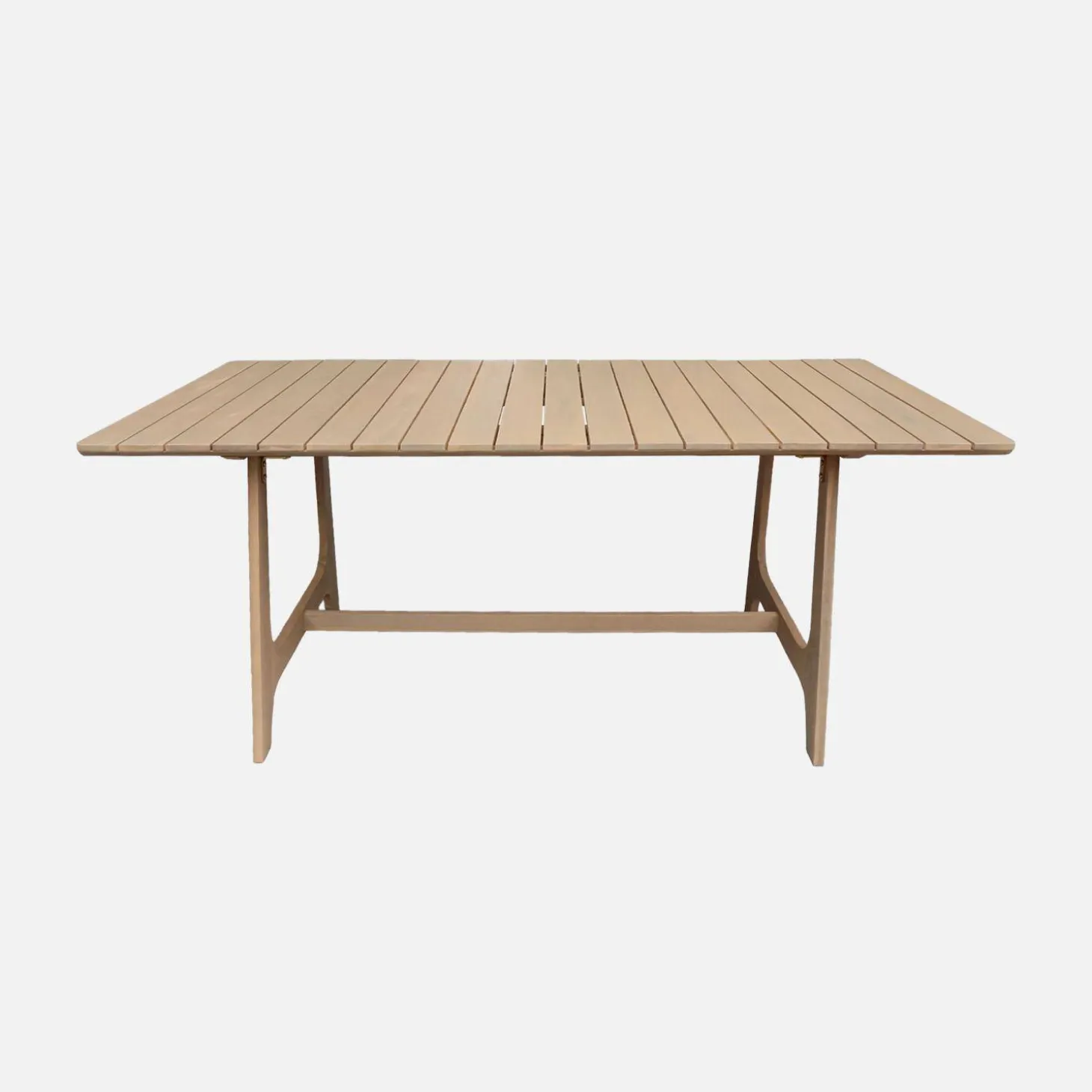 Mesa de jardín de madera de acacia para 8 personas