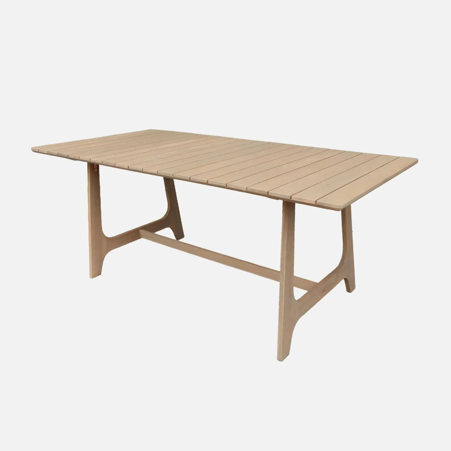 Mesa de jardín de madera de acacia para 8 personas