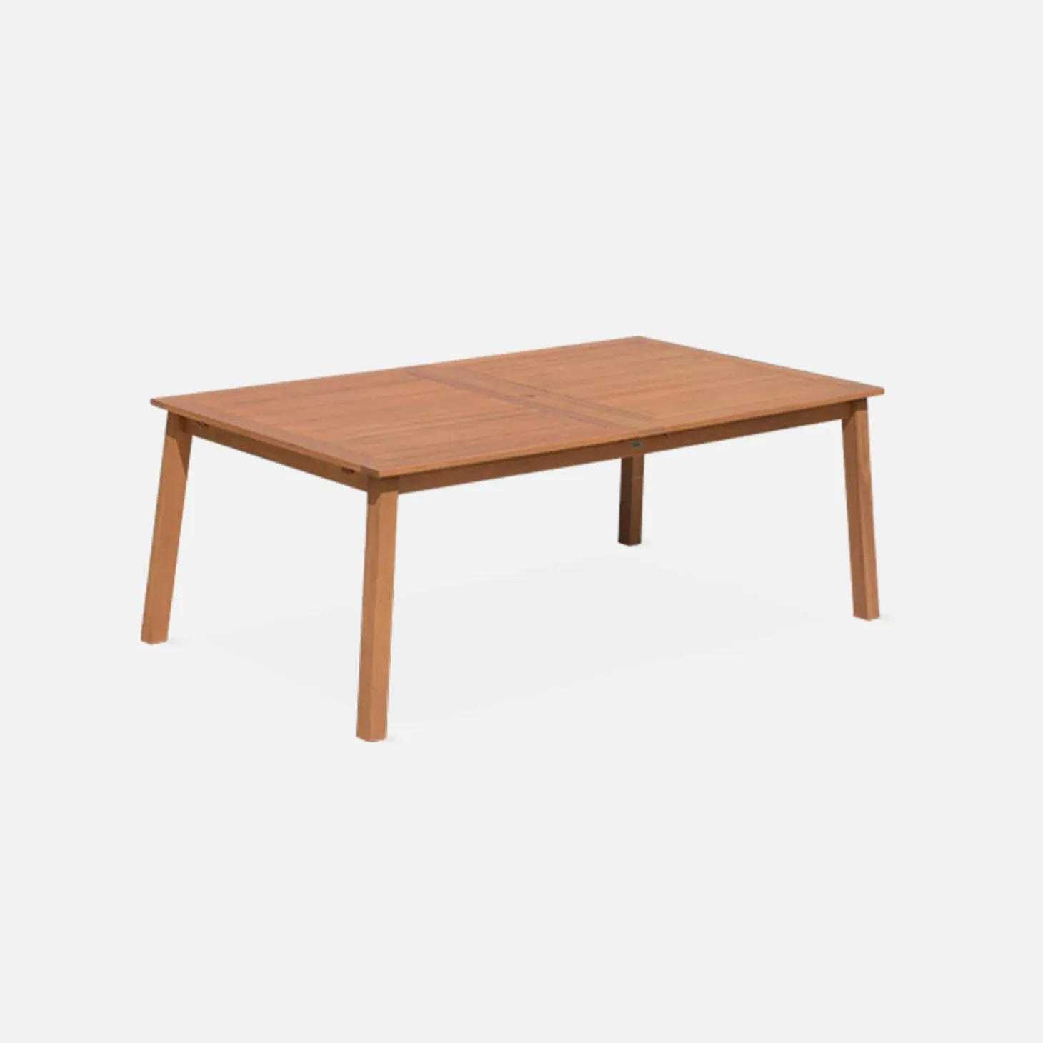 Mesa de jardín de madera extensible, 10-12 plazas