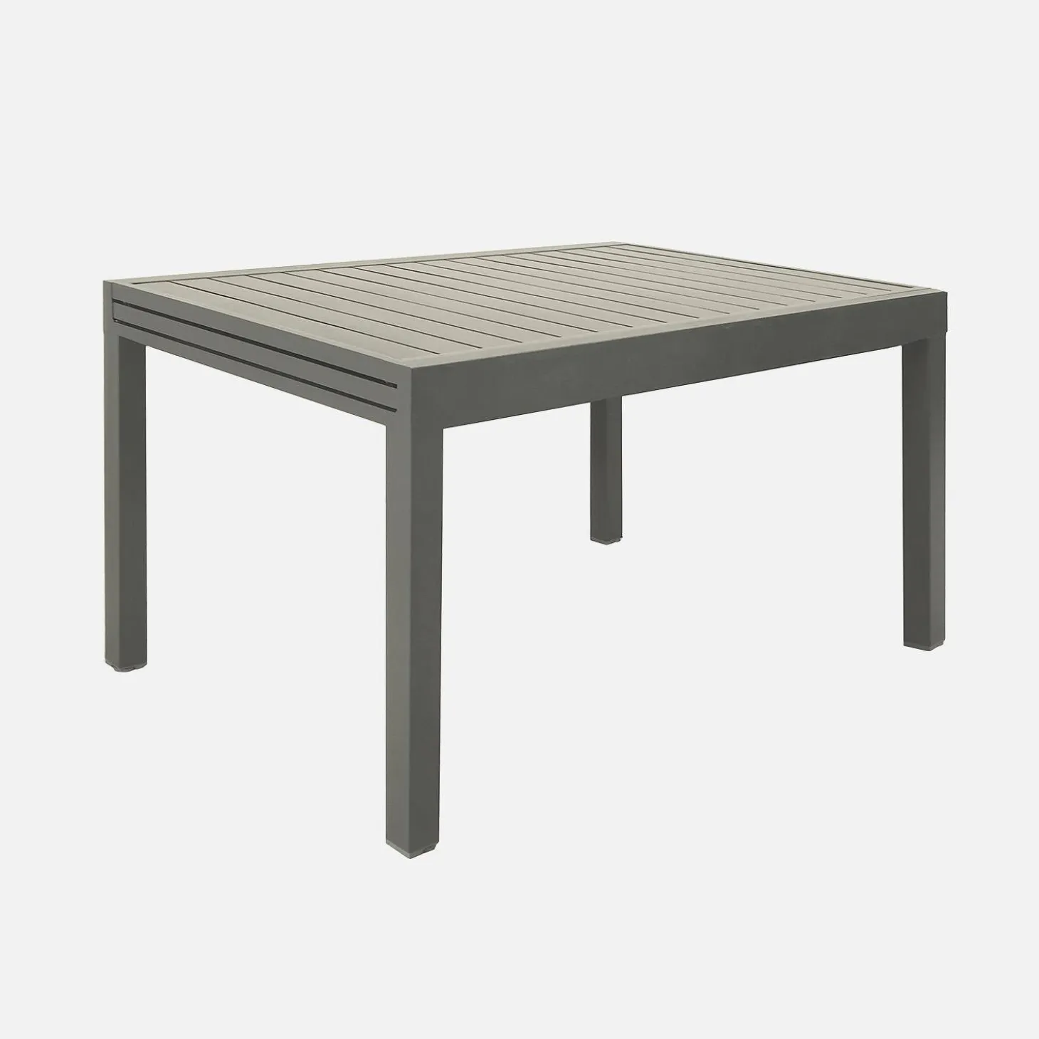 Mesa de jardín extensible de aluminio, 8 plazas