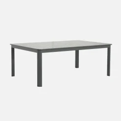 Mesa de jardín extensible de aluminio, 12 a 14 plazas