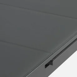 Mesa de jardín extensible de aluminio, 8 plazas