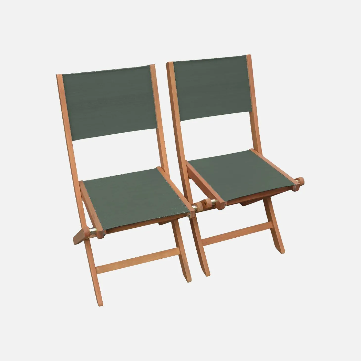 Mesa de jardín extensible de madera + 10 sillas