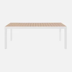 Mesa de jardín extensible de aluminio, 12 plazas