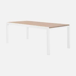 Mesa de jardín extensible de aluminio, 12 plazas