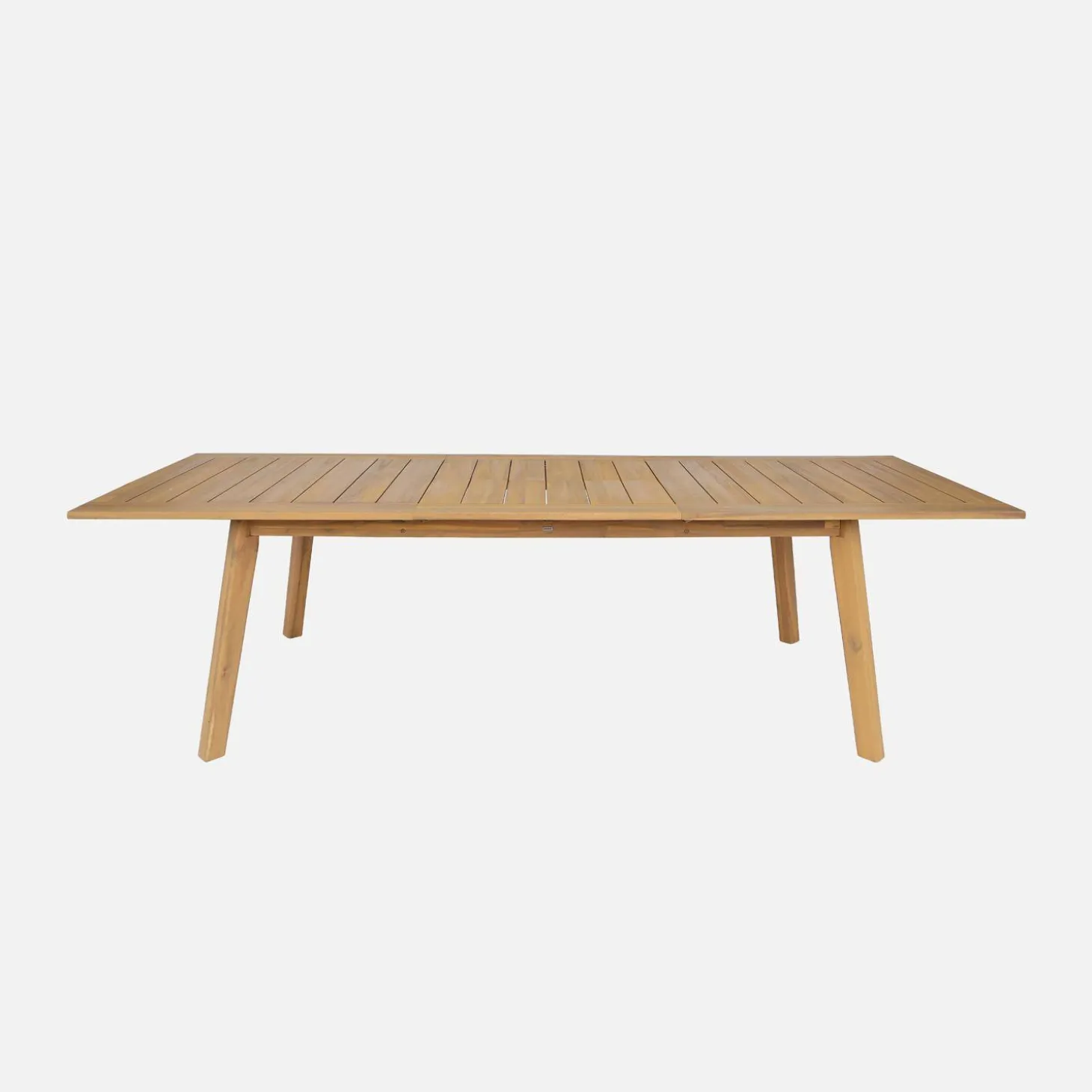 Mesa de jardín extensible de madera de acacia, 10 plazas