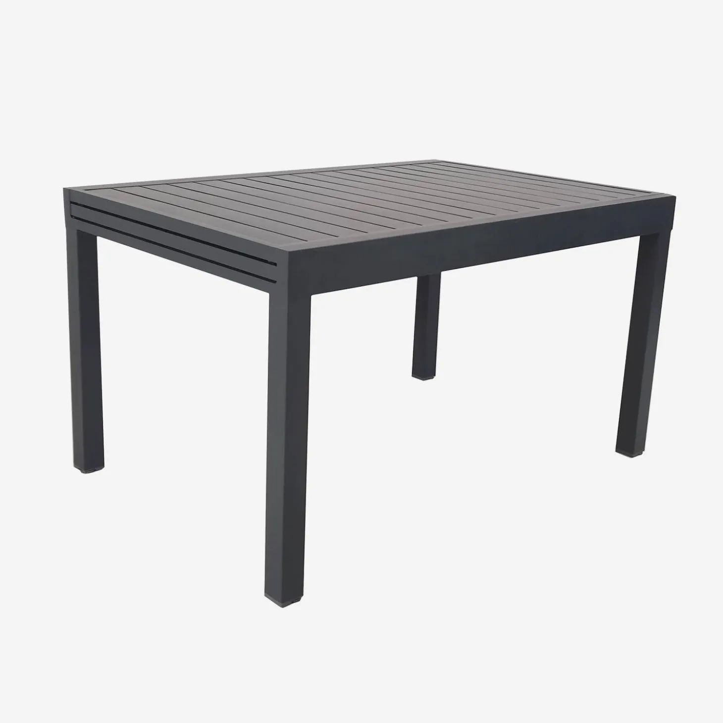 Mesa de jardín extensible de aluminio, 8 plazas