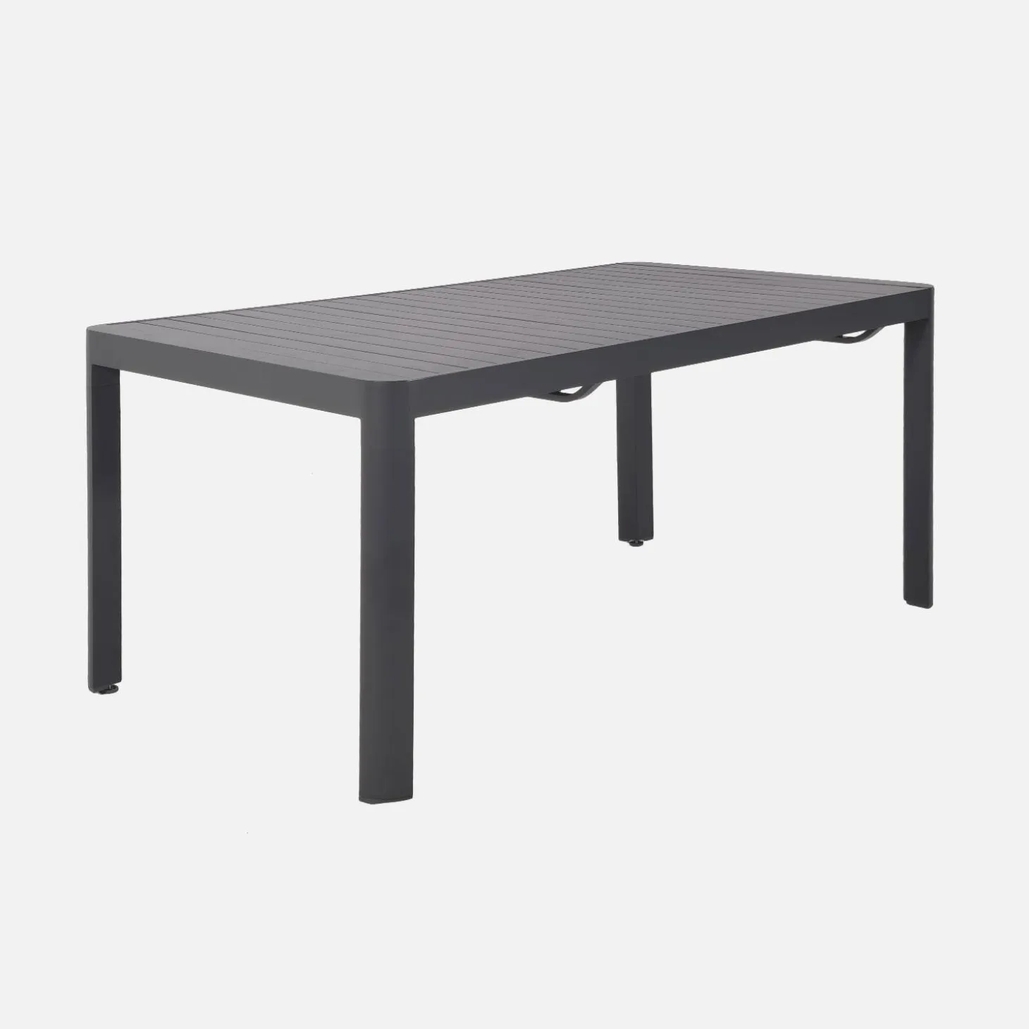 Mesa de jardín extensible de aluminio, 6-10 lugares