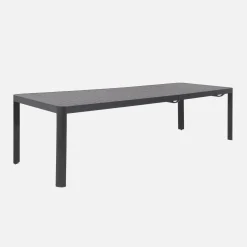 Mesa de jardín extensible de aluminio, 6-10 lugares