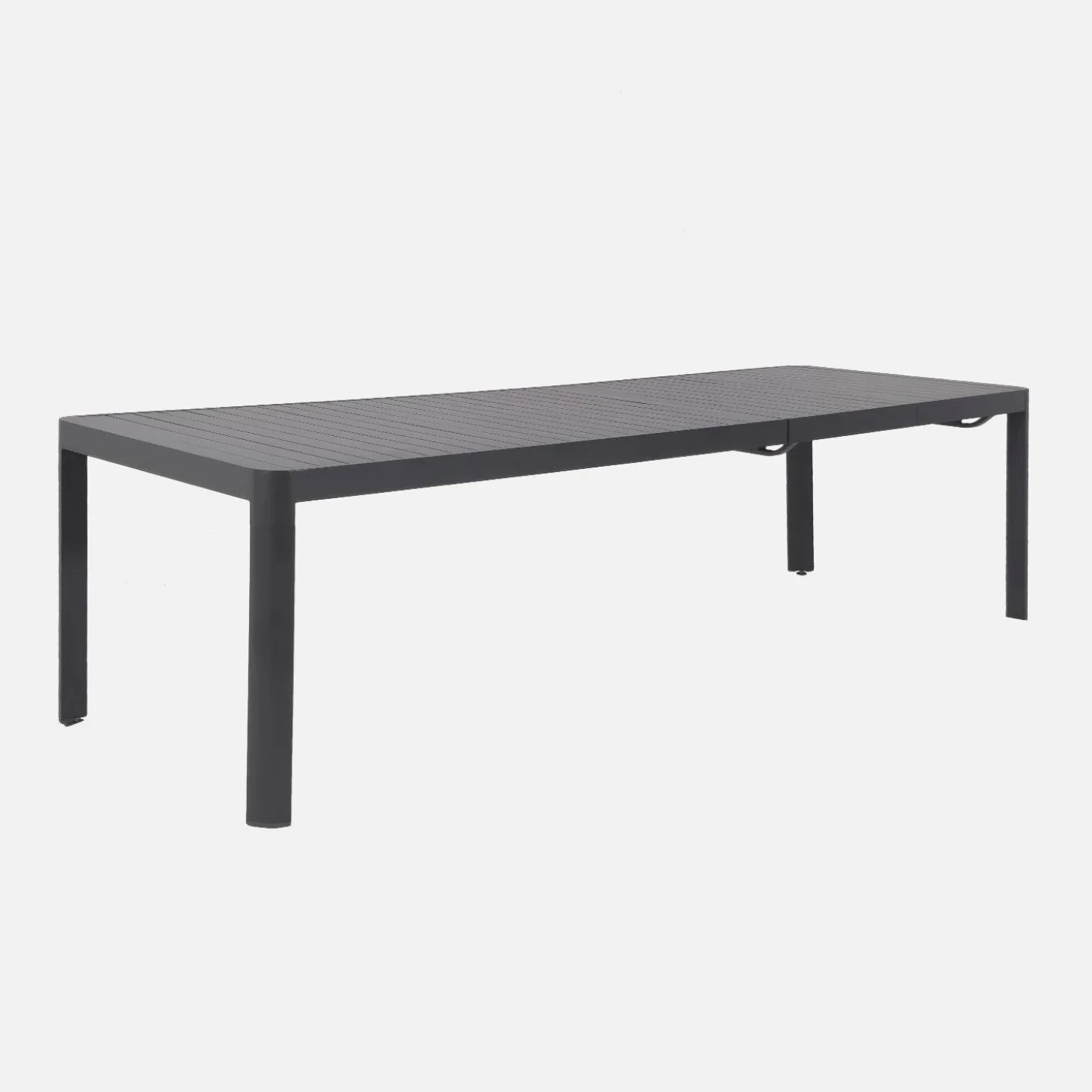 Mesa de jardín extensible de aluminio, 6-10 lugares