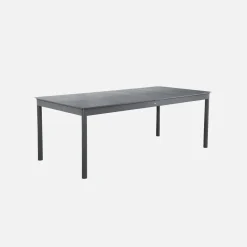Mesa de jardín extensible de aluminio de 8 plazas
