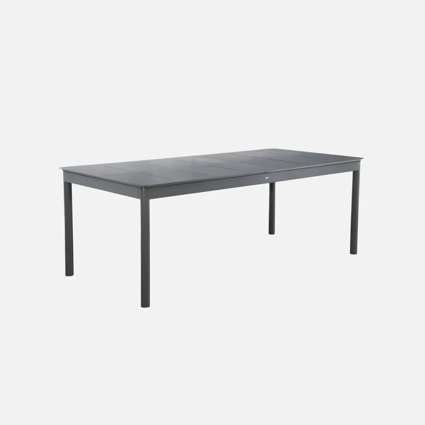 Mesa de jardín extensible de aluminio de 8 plazas