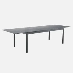 Mesa de jardín extensible de aluminio de 8 plazas