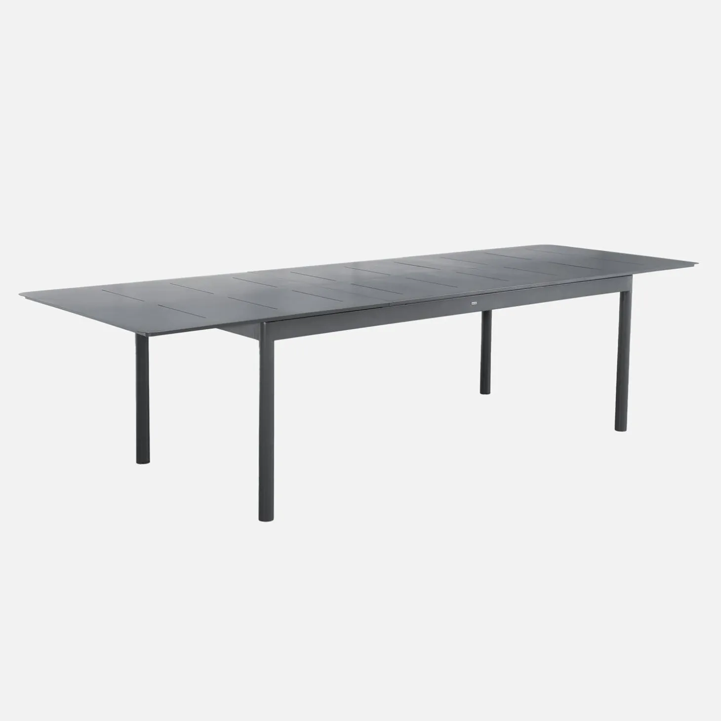Mesa de jardín extensible de aluminio de 8 plazas
