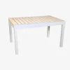 Mesa de jardín extensible de aluminio, 8 plazas