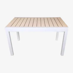 Mesa de jardín extensible de aluminio, 8 plazas