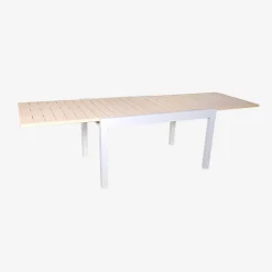 Mesa de jardín extensible de aluminio, 8 plazas