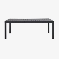 Mesa de jardín extensible de aluminio, 12 plazas