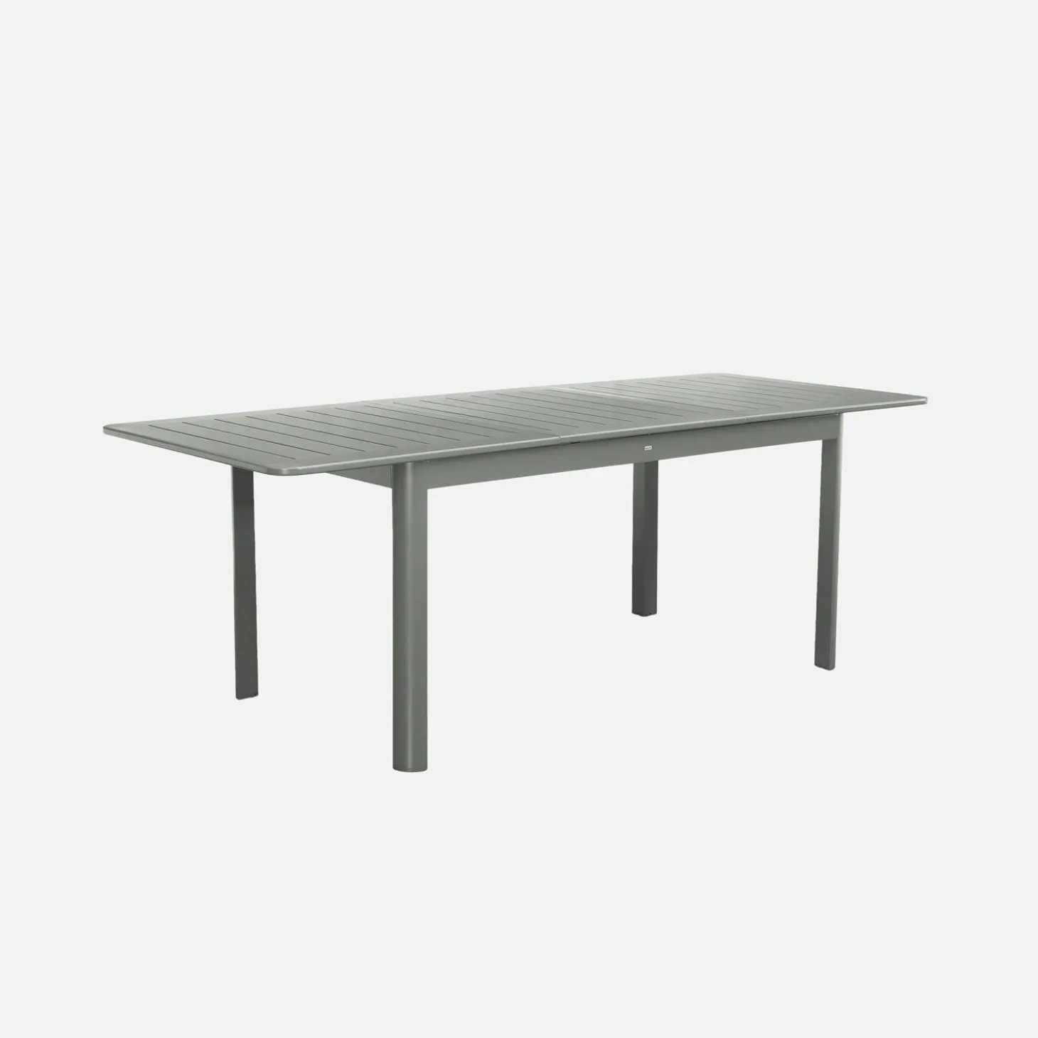 Mesa de jardín extensible de aluminio con 6 sillas