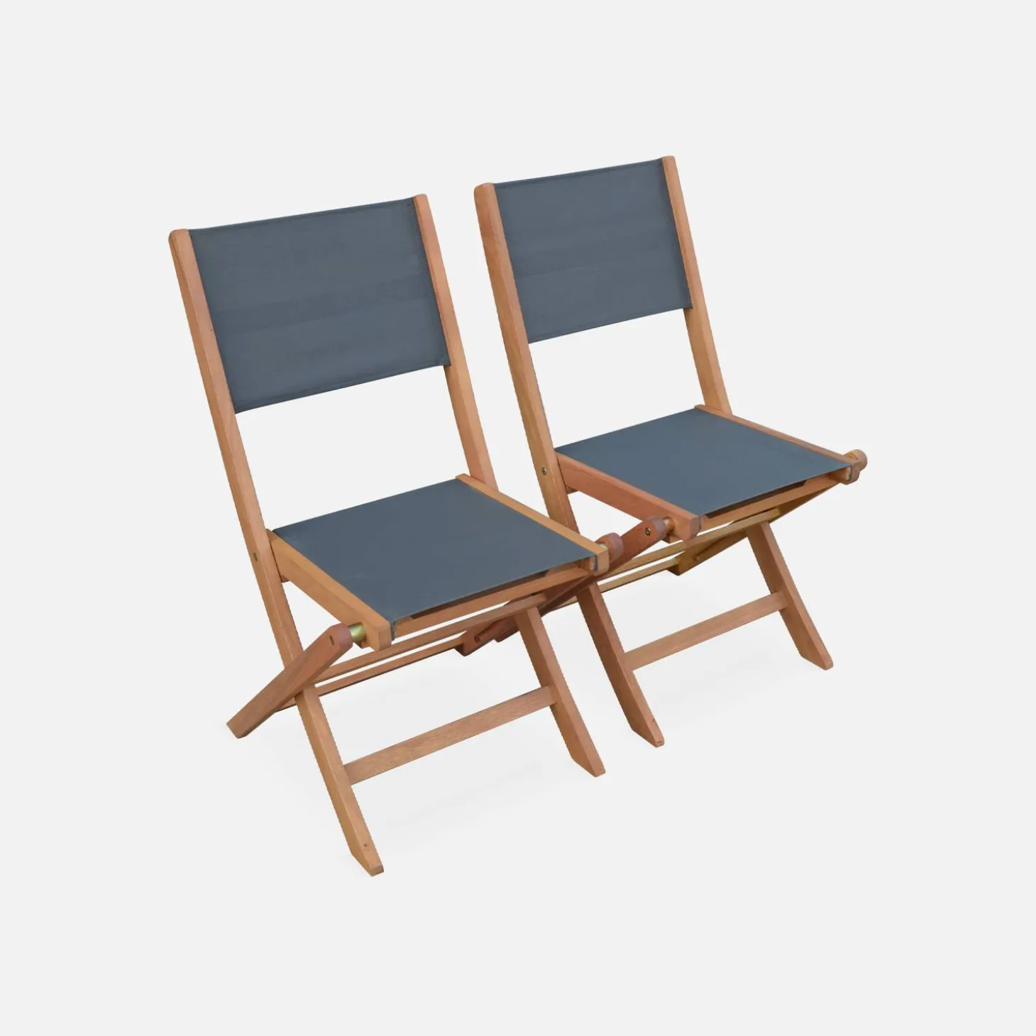 Mesa de jardín extensible de madera + 10 sillas