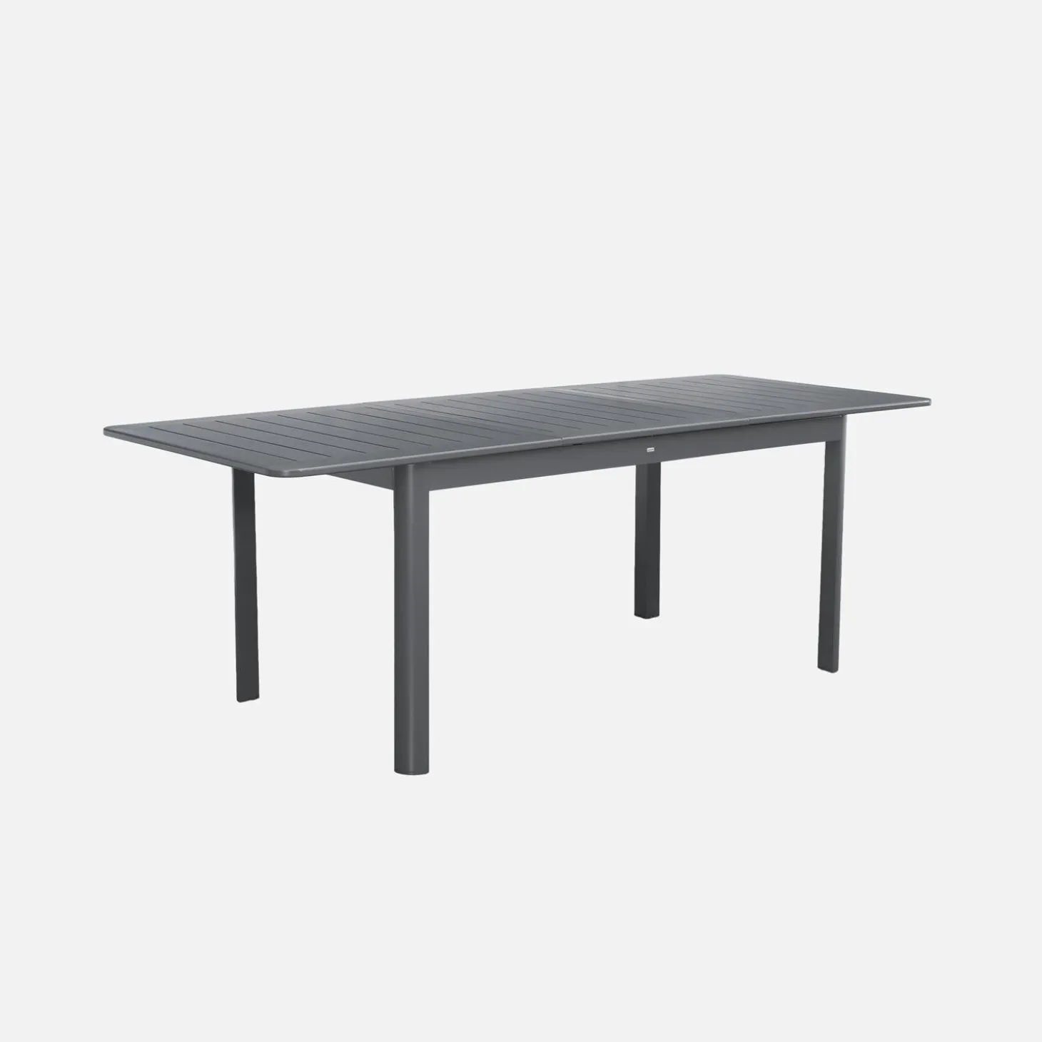 Mesa de jardín extensible de aluminio de 8 plazas