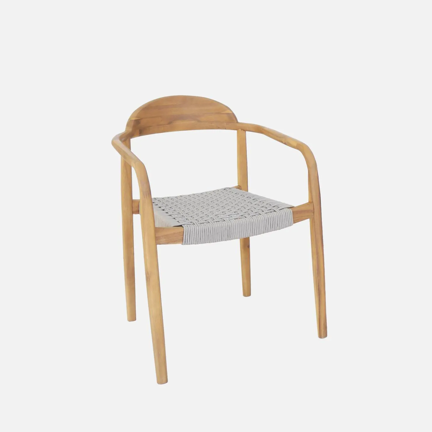 Mesa de jardín extensible de madera de acacia con 6 sillones