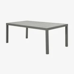 Mesa de jardín extensible de aluminio, 12 plazas
