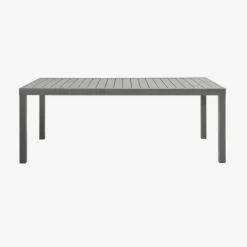 Mesa de jardín extensible de aluminio, 12 plazas