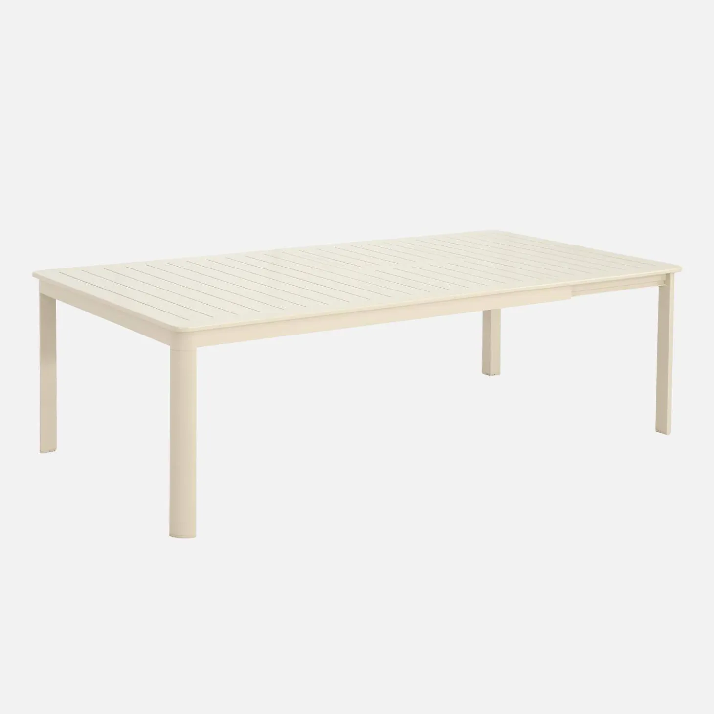 Mesa de jardín extensible de aluminio, 12 a 14 plazas