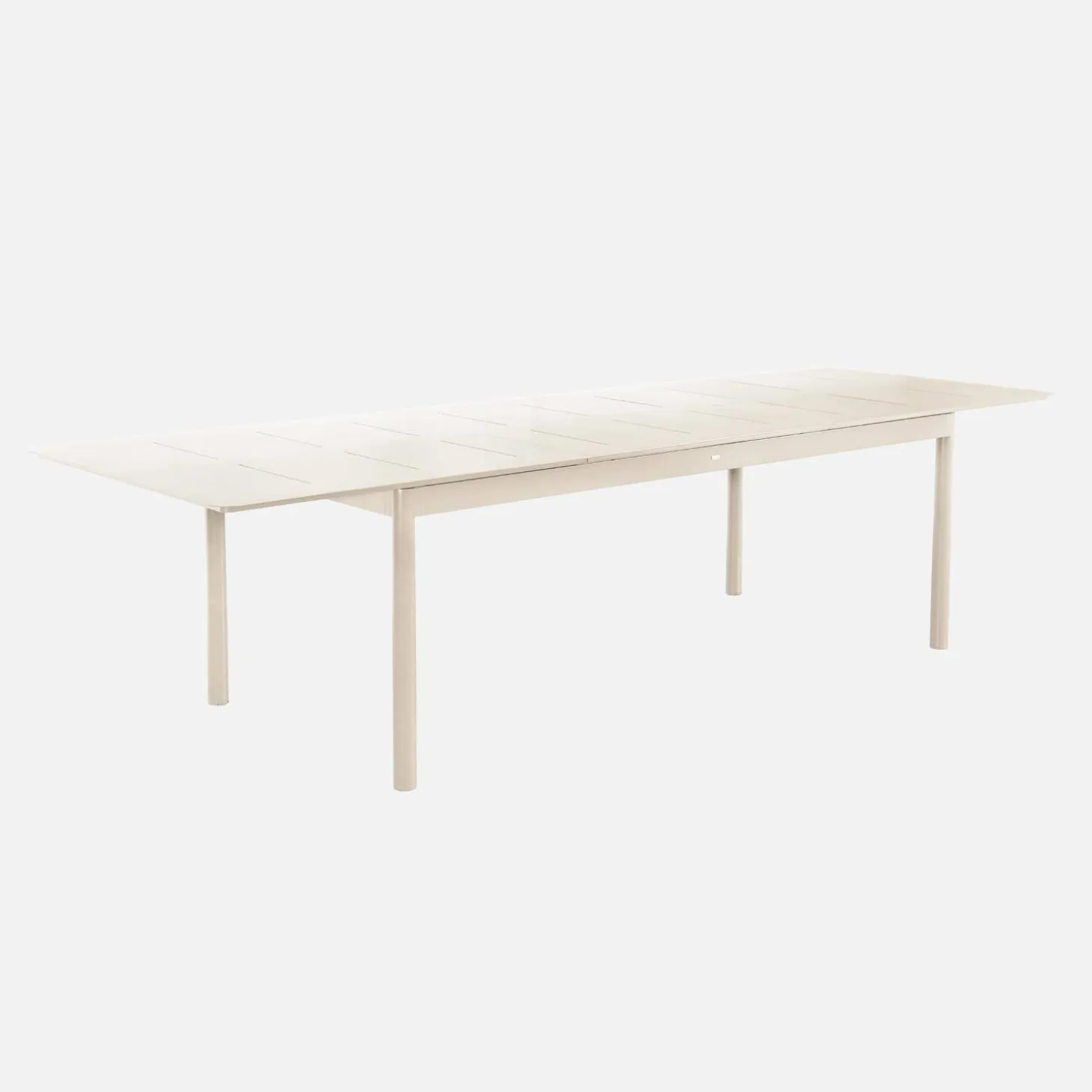 Mesa de jardín extensible de aluminio de 8 plazas
