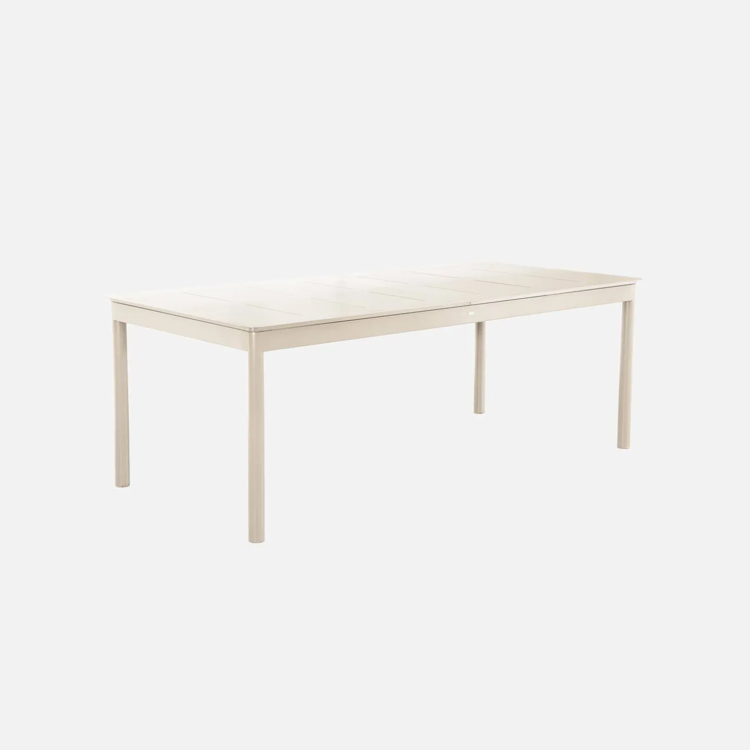Mesa de jardín extensible de aluminio de 8 plazas
