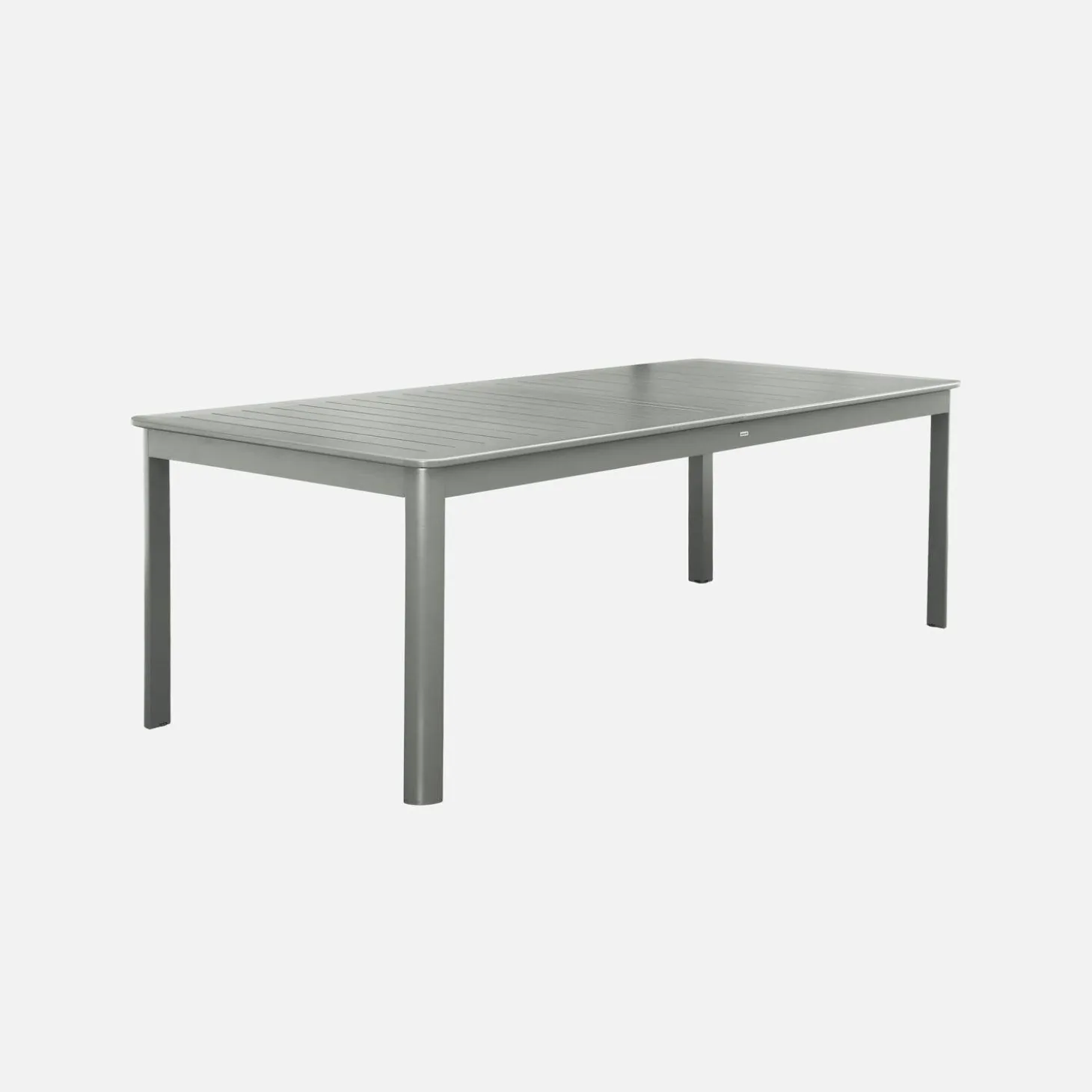 Mesa de jardín extensible de aluminio de 10 plazas