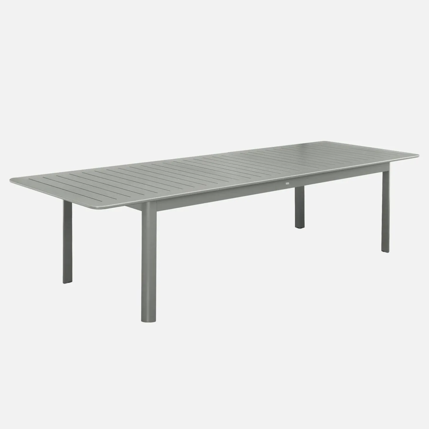 Mesa de jardín extensible de aluminio de 10 plazas