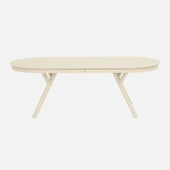 Mesa de jardín ovalada extensible de aluminio, 10 plazas