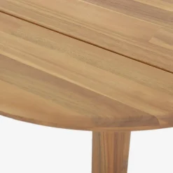 Mesa de jardín rectangular de madera de acacia, 6 plazas