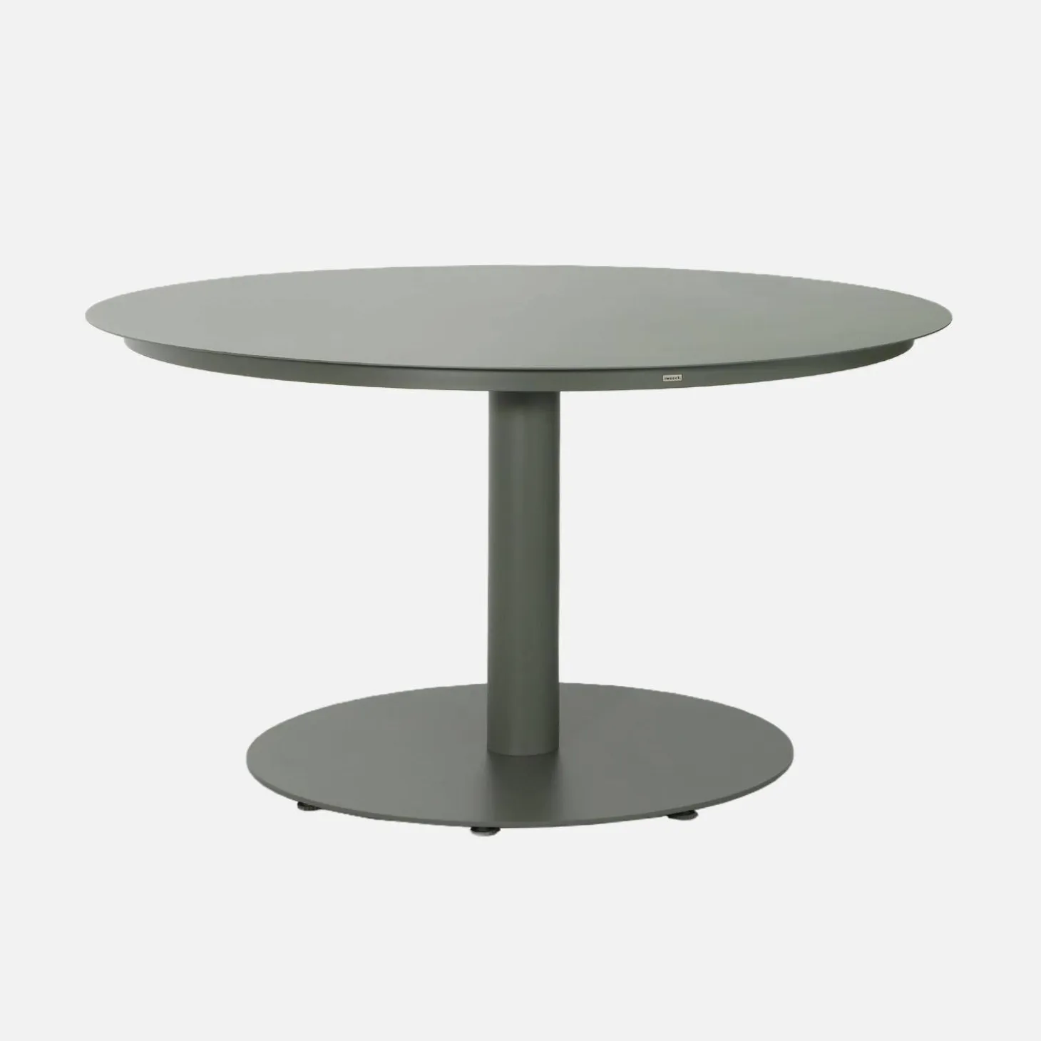 Mesa de jardín redonda de aluminio con 6 sillas