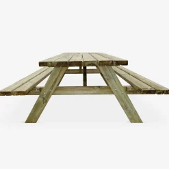 Mesa de picnic con 2 bancos para 6 personas