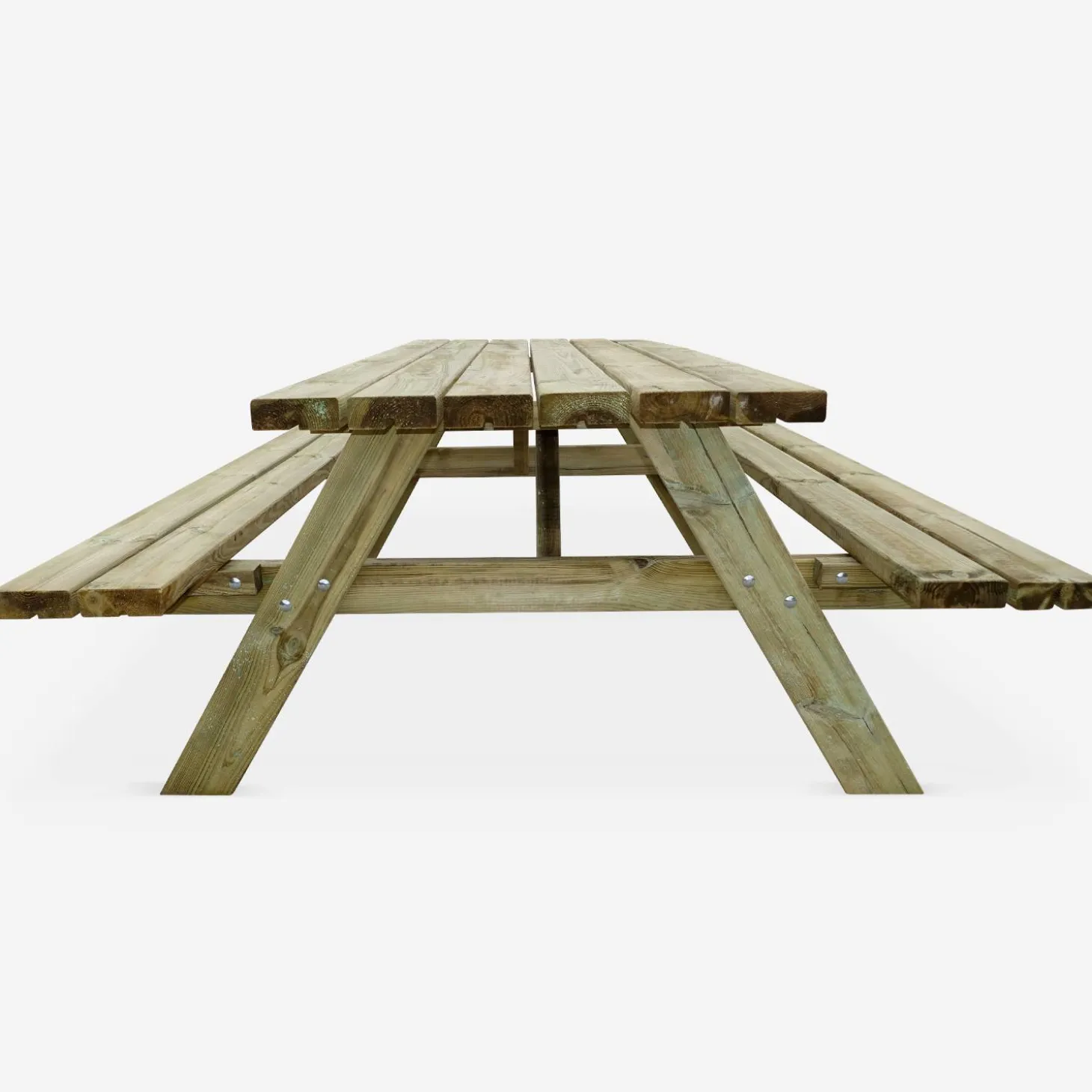 Mesa de picnic con 2 bancos para 6 personas