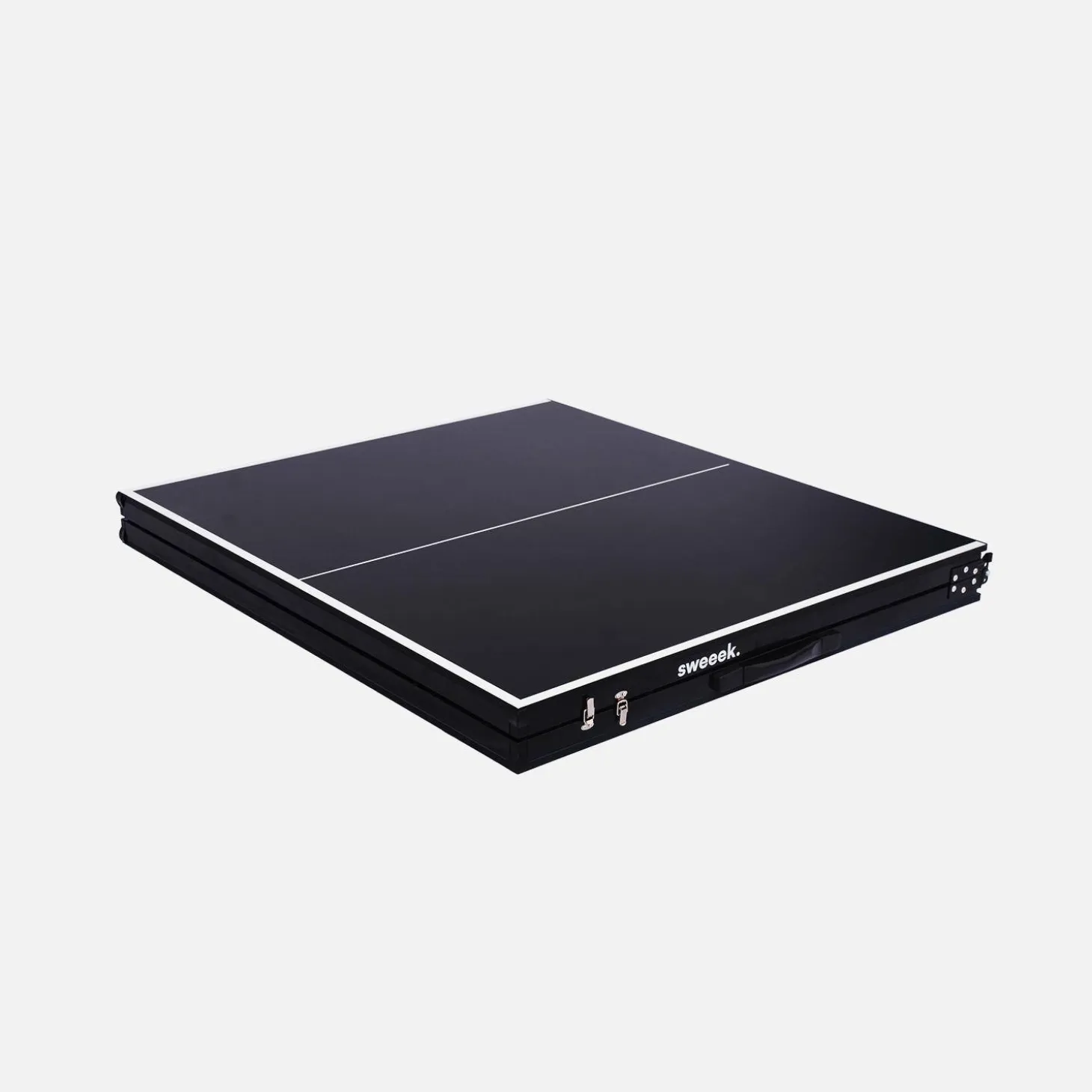 Mesa de ping pong plegable para interior con 2 raquetas y 3 pelotas, 180cm