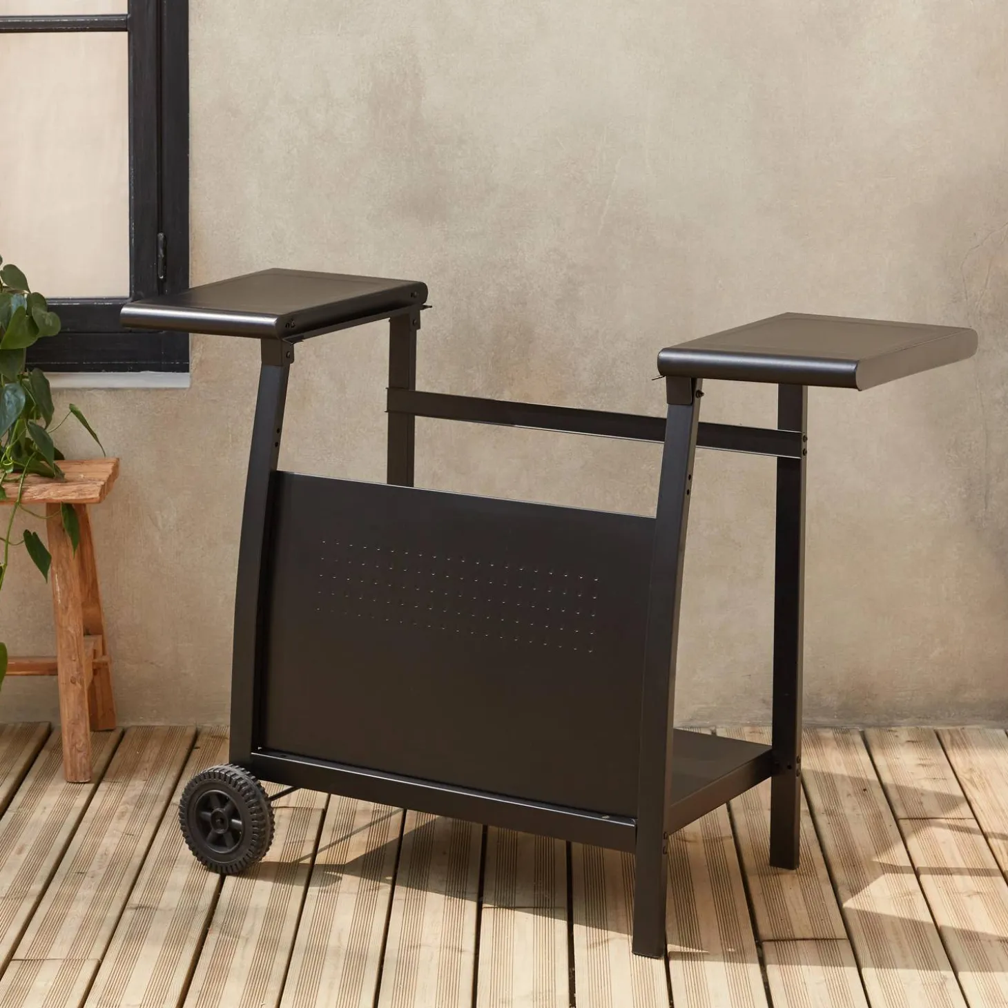 Mesa de plancha con 3 quemadores