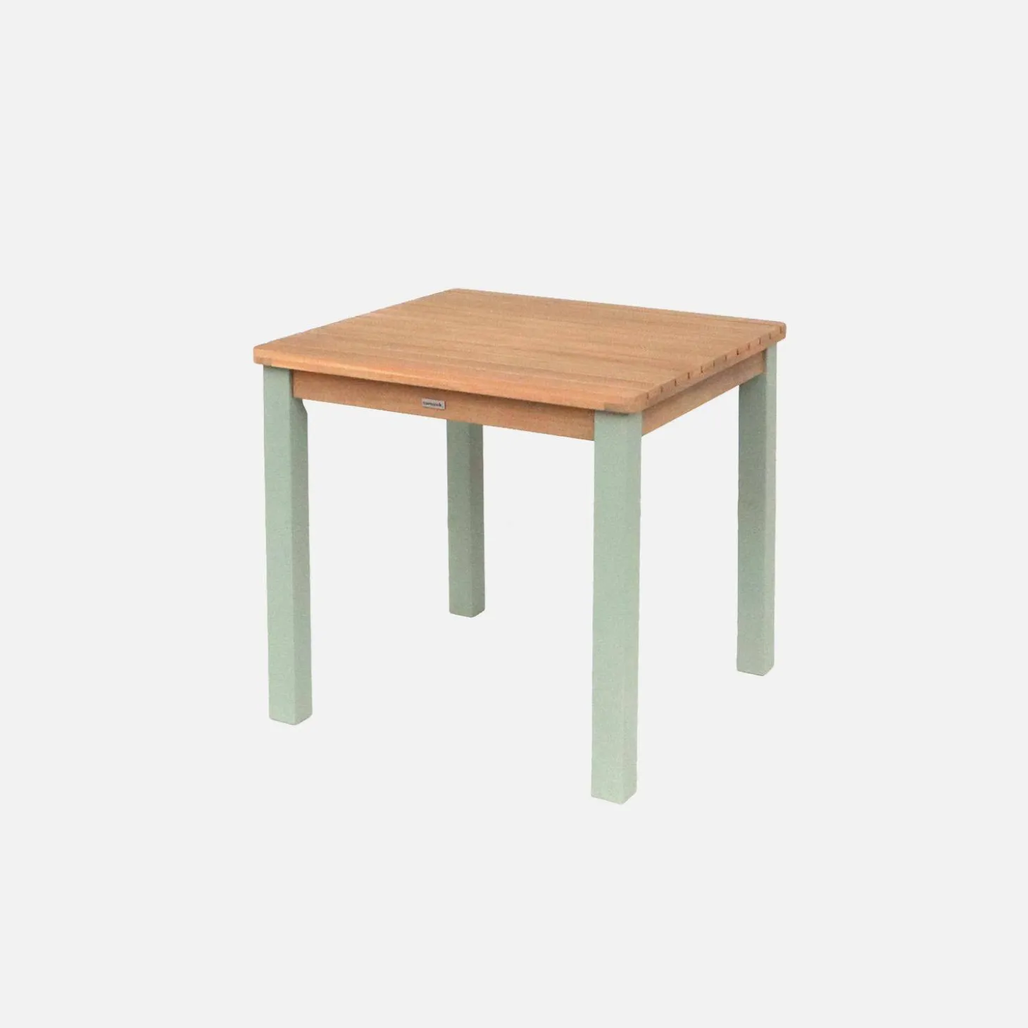 Mesa infantil de madera interior/exterior con 2 sillas