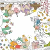 Mesa infantil para colorear