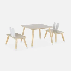 Mesa para niños con 2 sillas