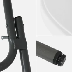 Mesa plegable de acero para eventos con funda protectora (lote de 4)