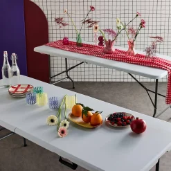 Mesas plegables portátiles para eventos, set de 2