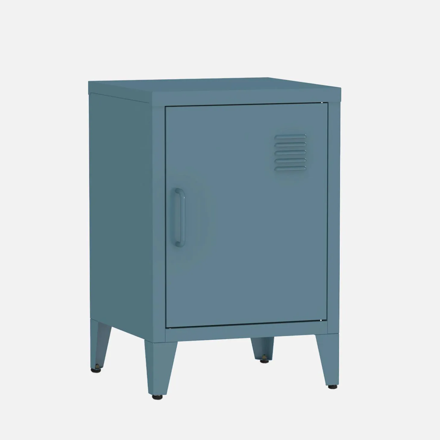 Mesita de estilo industrial con 1 puerta