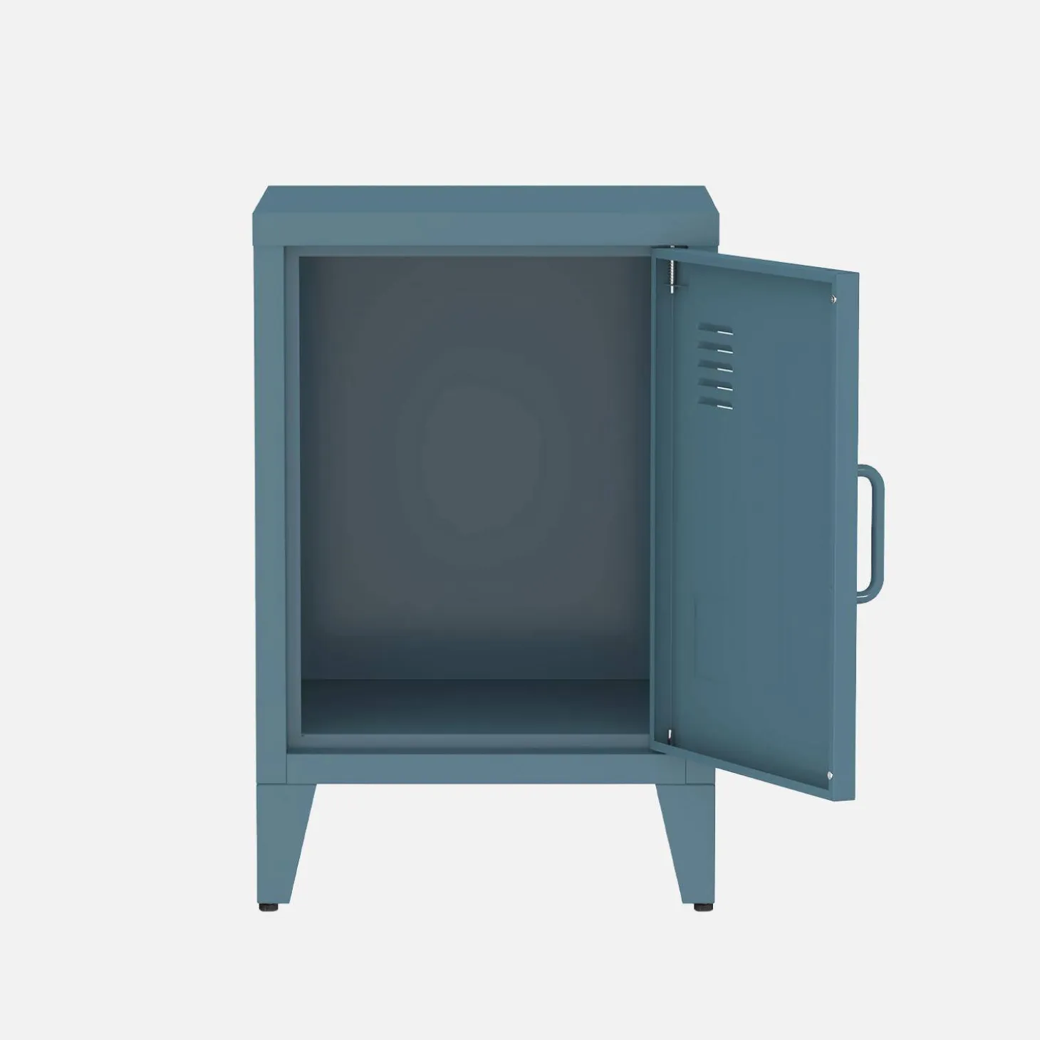 Mesita de estilo industrial con 1 puerta
