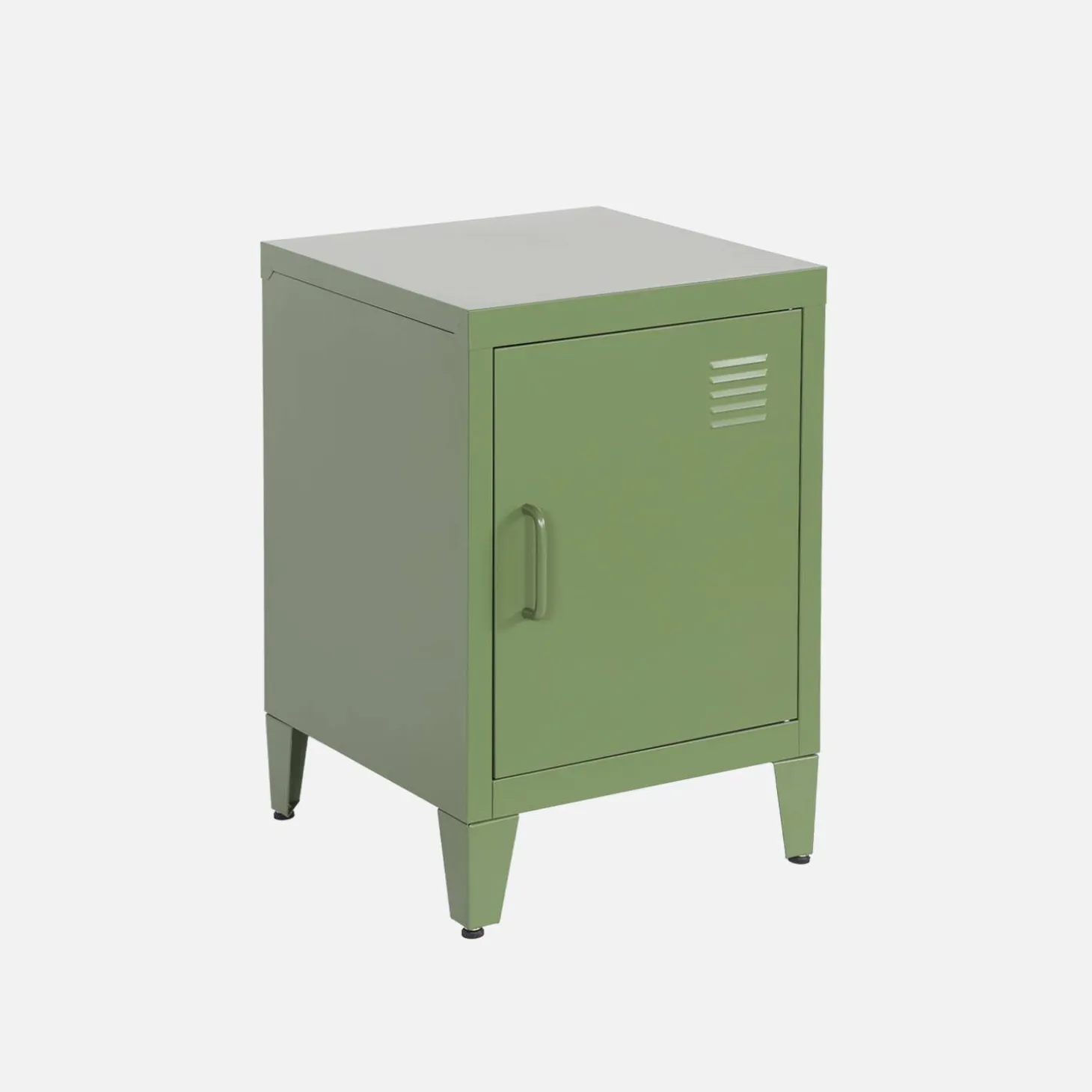 Mesita de estilo industrial con 1 puerta